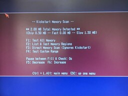 [Amiga Test Kit](https://github.com/keirf/Amiga-Stuff) showing 2MB RAM