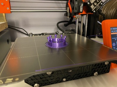 crown on the printer