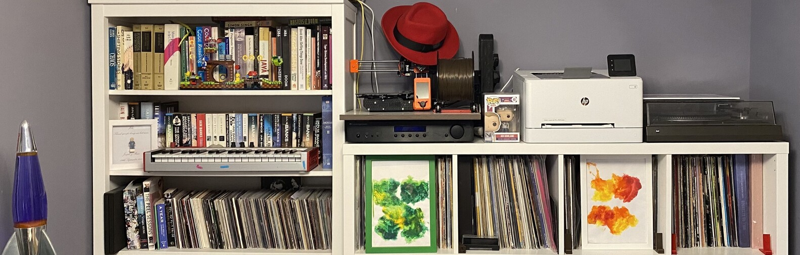 Turntable upon Kallax